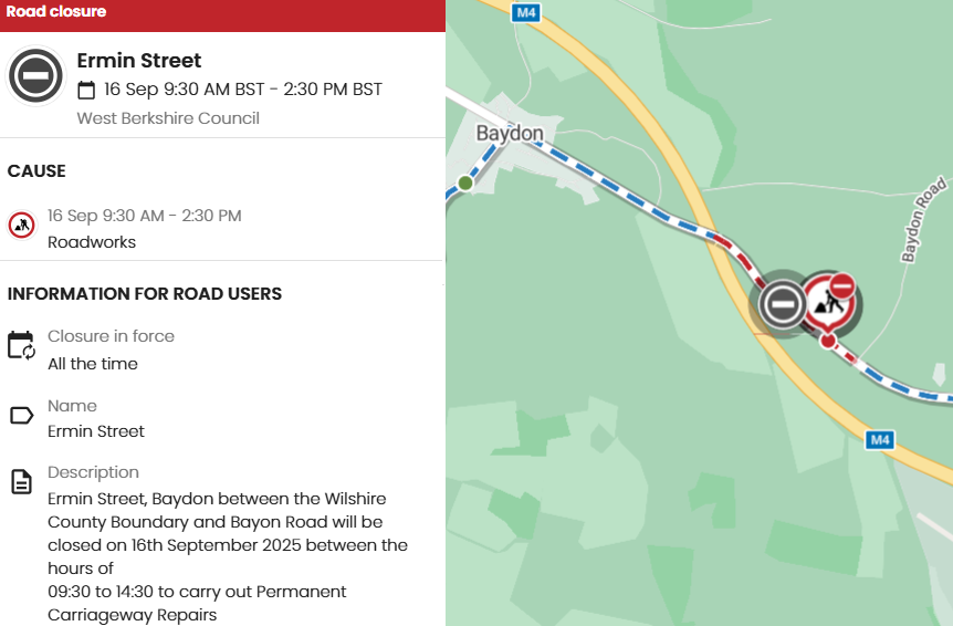 road works