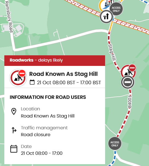 road works