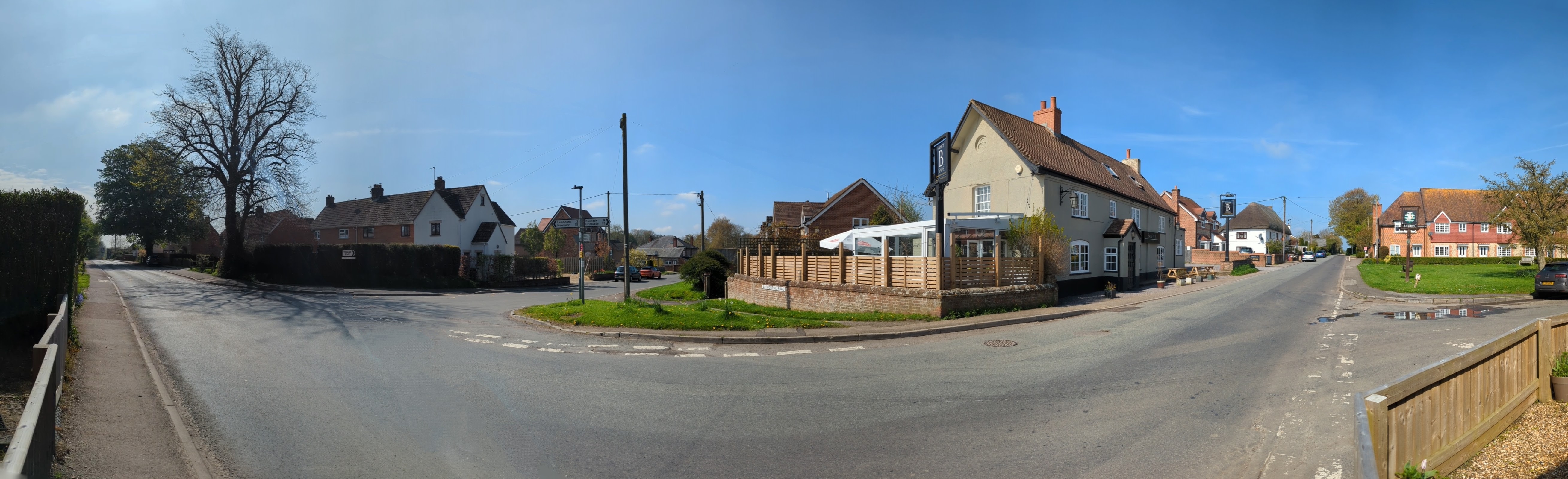 Ermin Street
                through Baydon