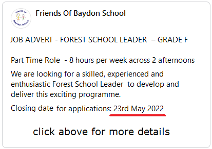 Baydon School Vacancy